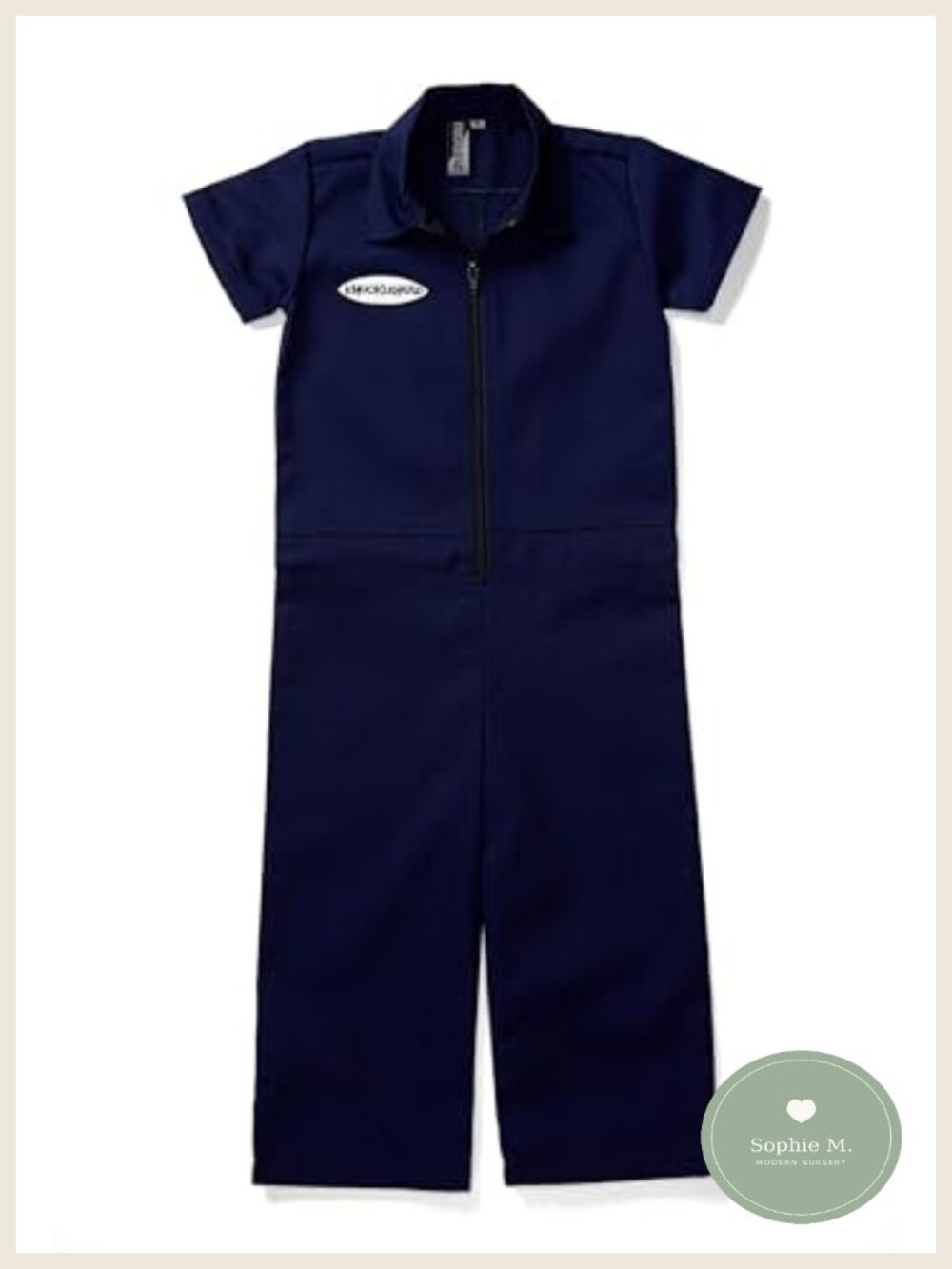 Kids Monkey Costume Jumpsuit Mechanic Overalls Baby Photoshoot Outfit Zip Front